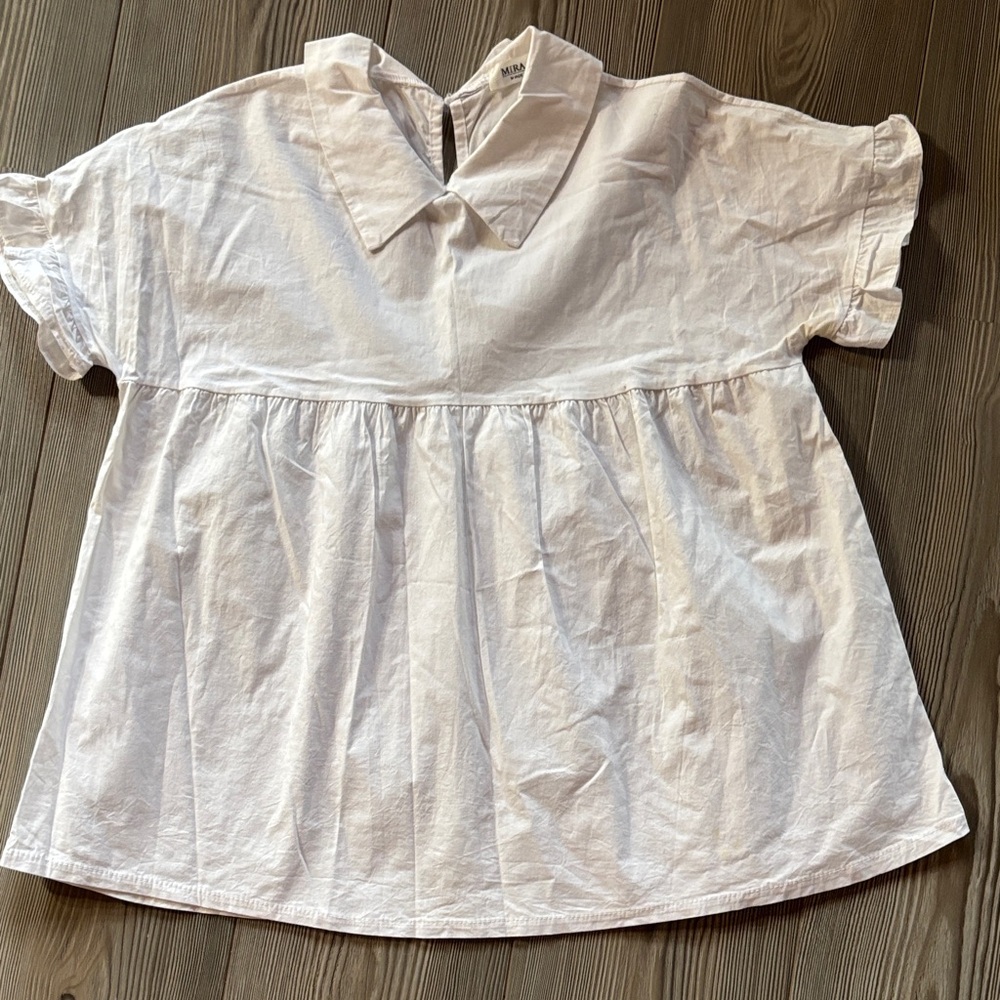 “Like” Rudy Jude White Blouse